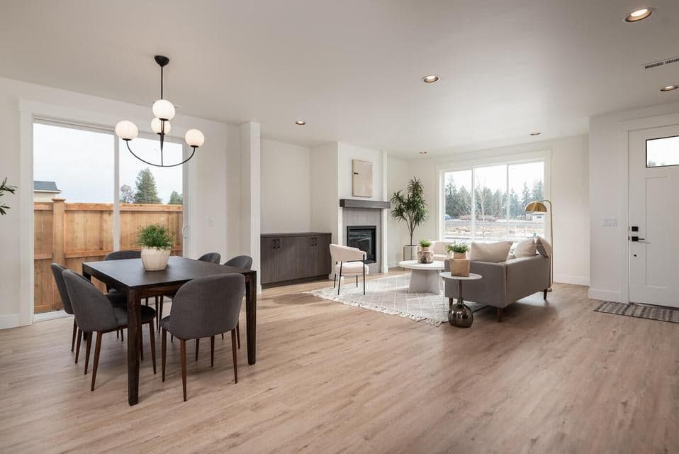 Great Room and Dining Area