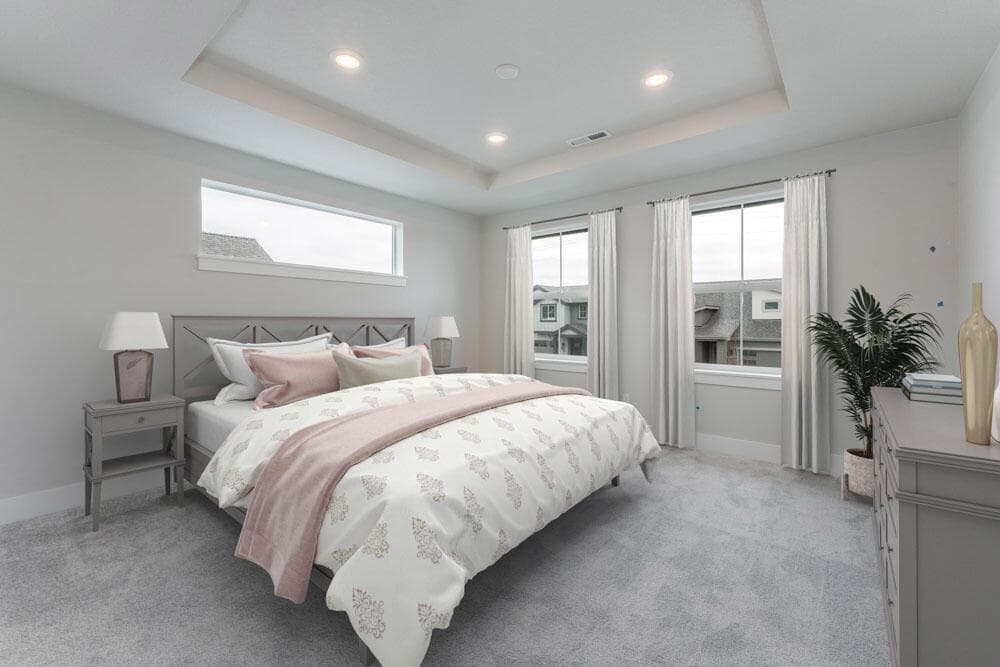 Primary Suite. Photos have been virtually staged.