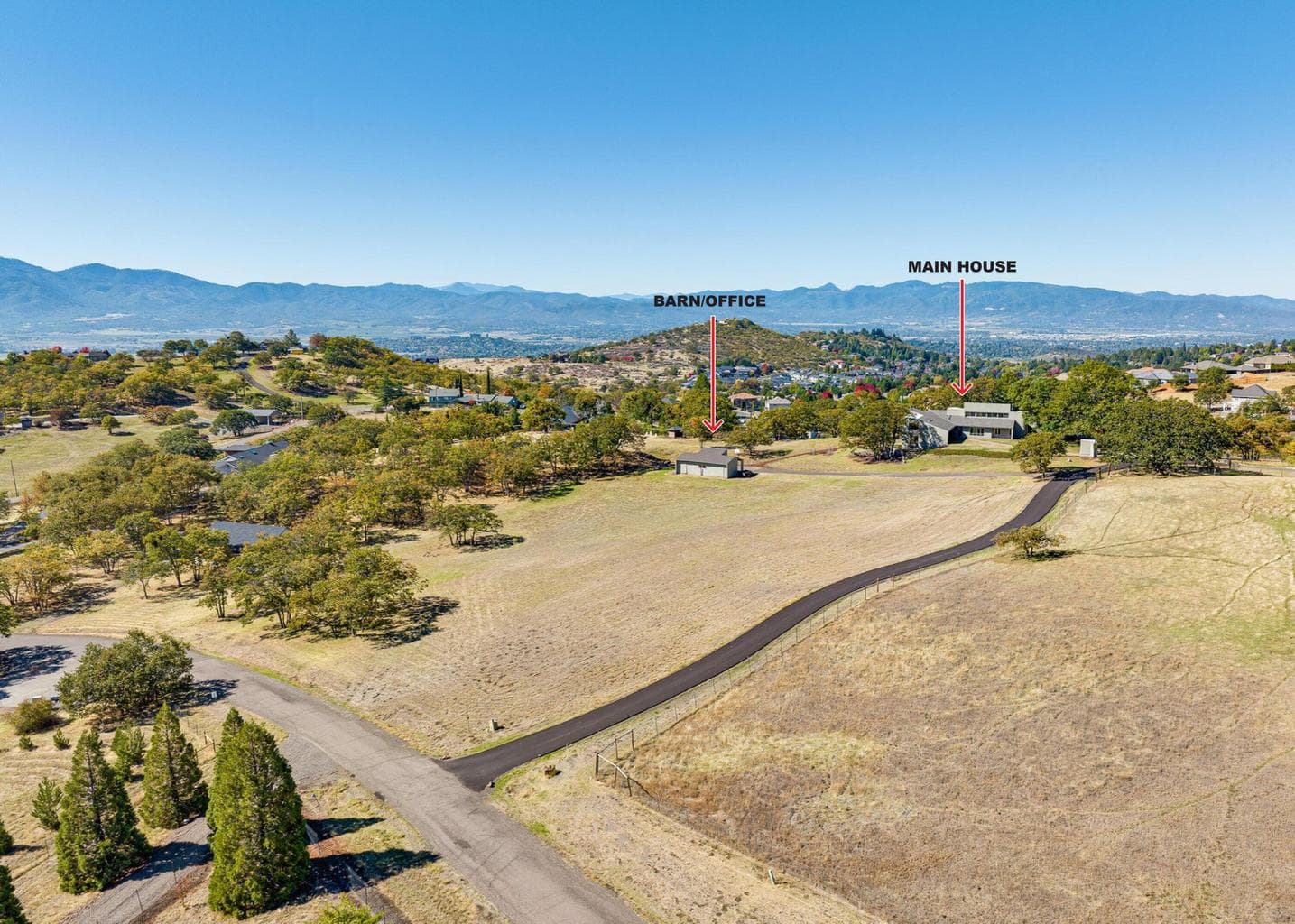 Aerial View of the Property