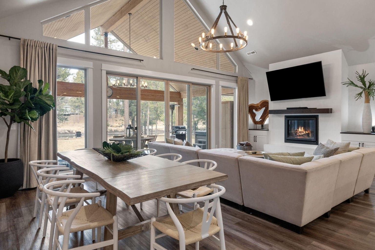 Host family and friends or high-end vacation rentals where all gather and connect......