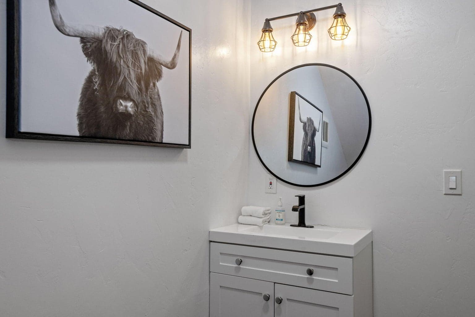Half bath upstairs