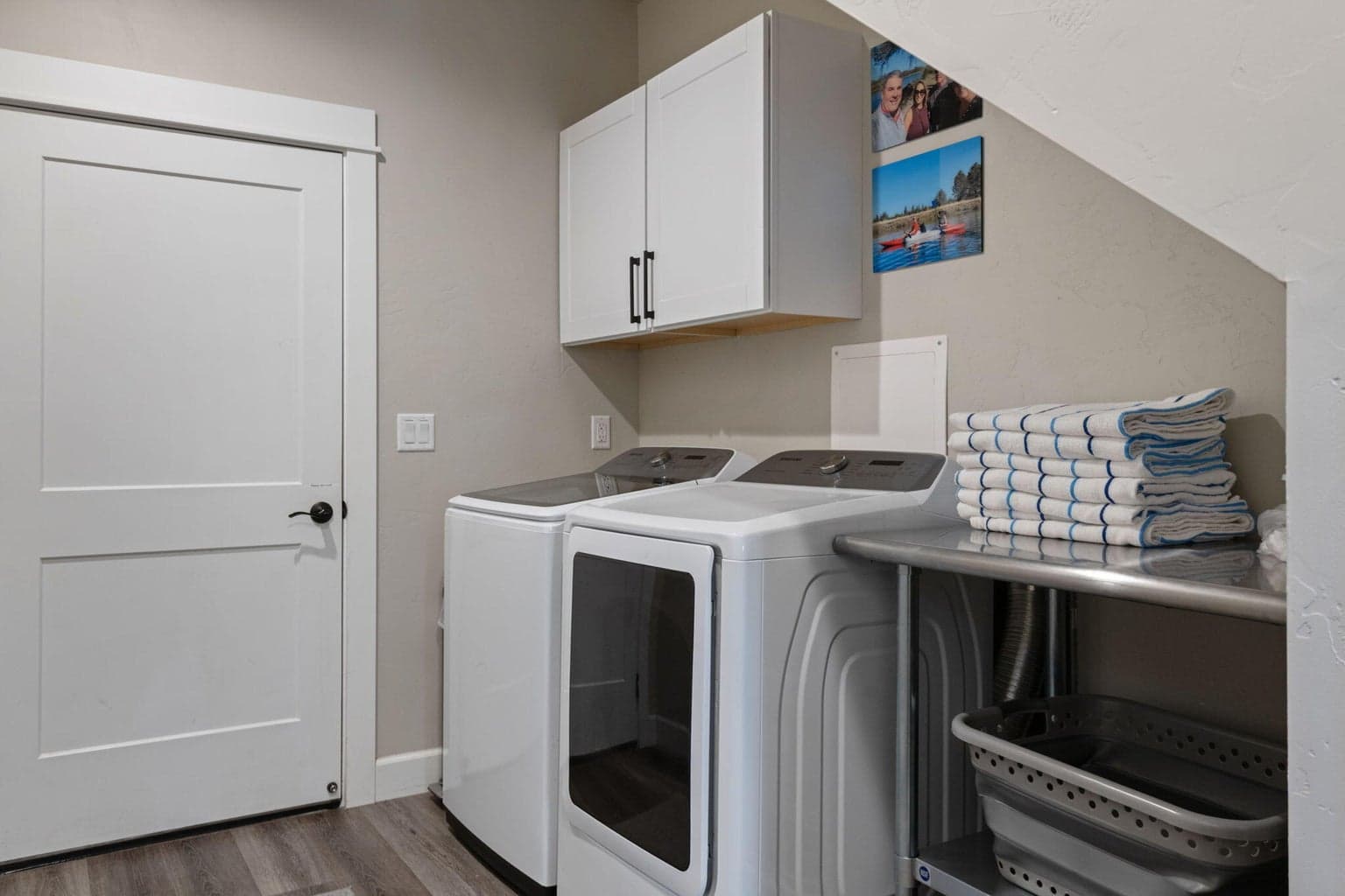 Main level laundry from the garage