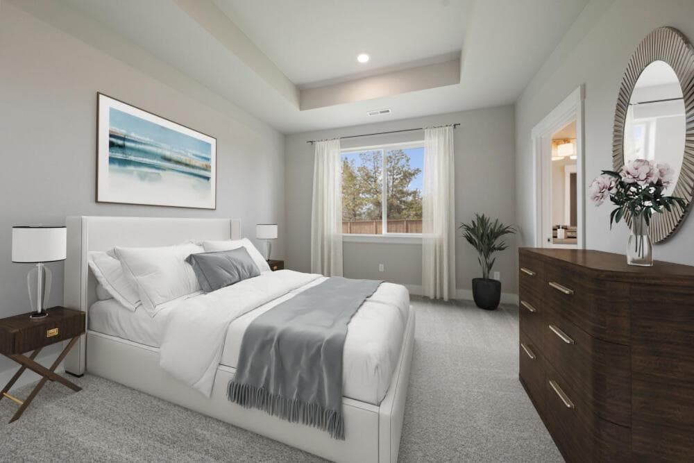 Primary Suite. Photos have been virtually staged.