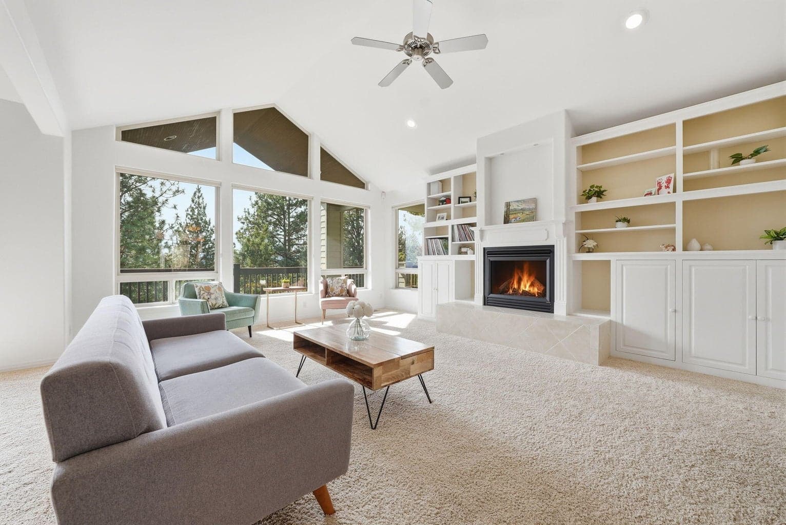 Take in the beautiful west facing views as you enter the light and airy great room