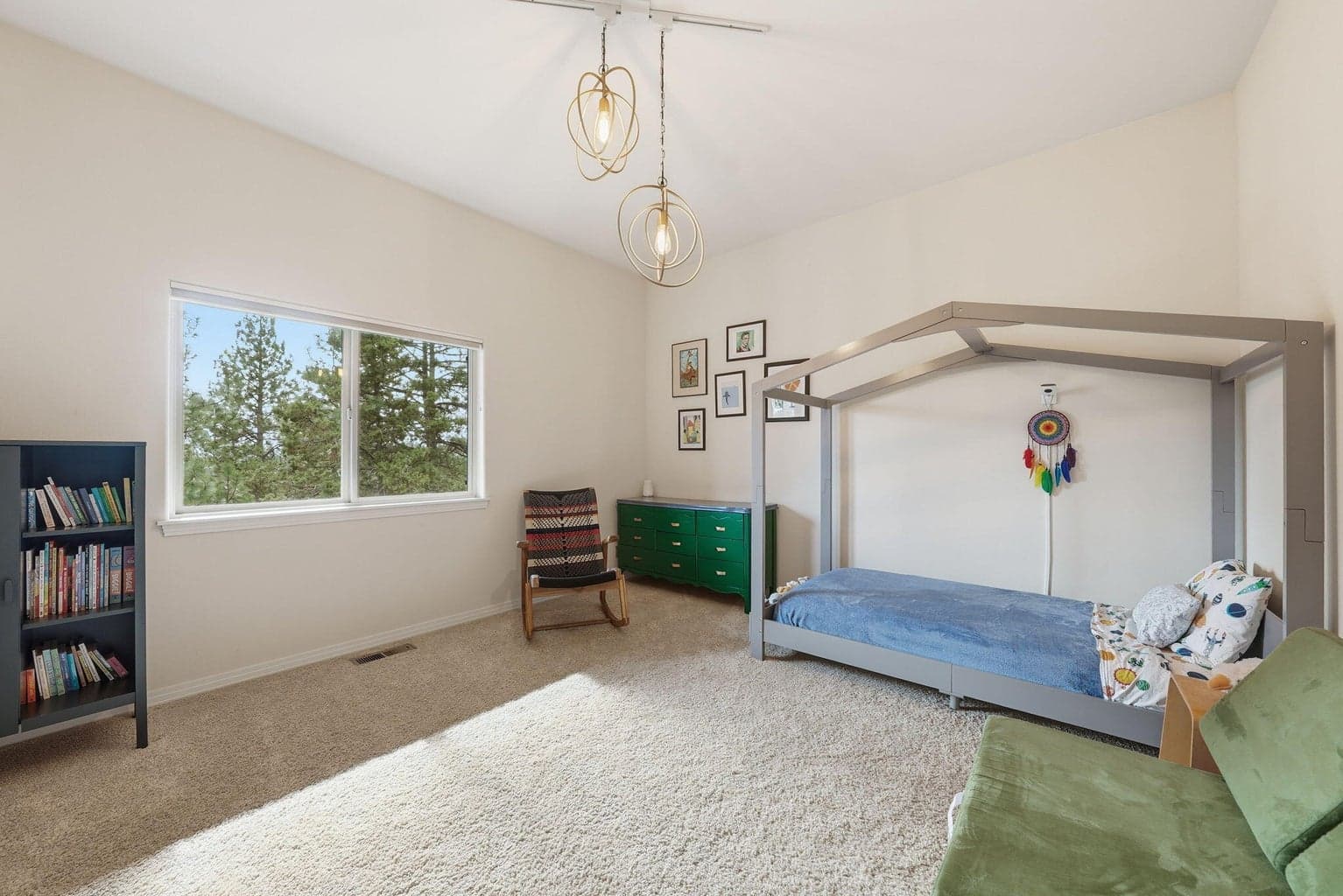 Spacious bedroom #3 with a view!