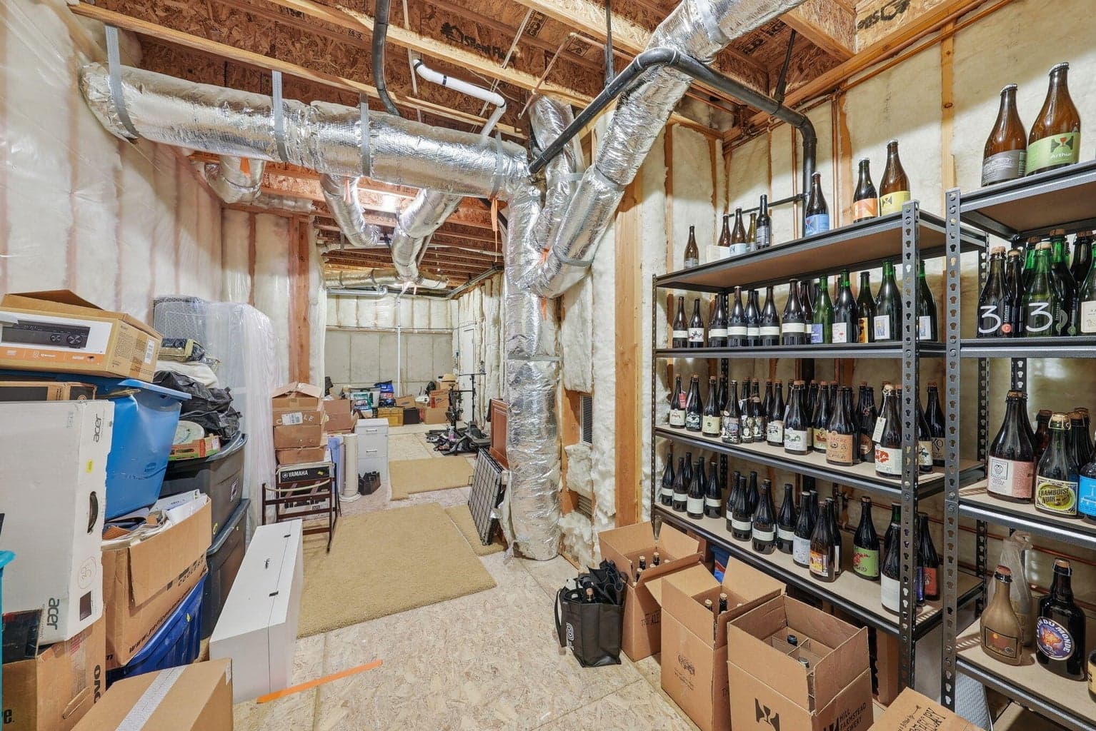 ~400 SF interior storage room, not calculated in square footage. Perfect spot for future wine cellar or home gym.