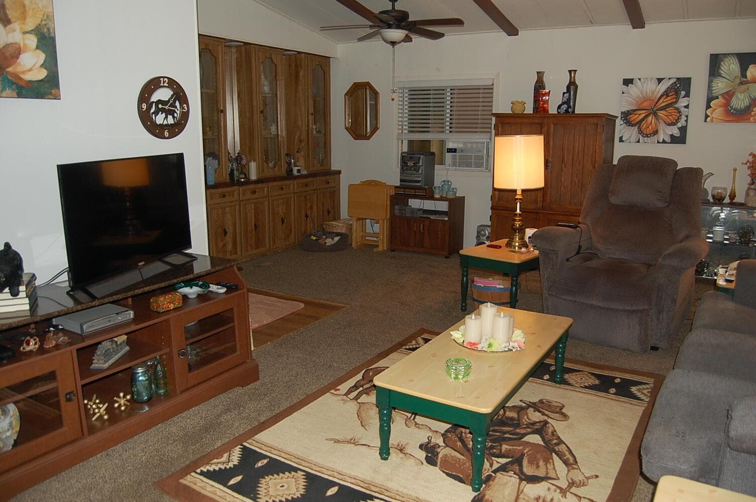 living room to dining