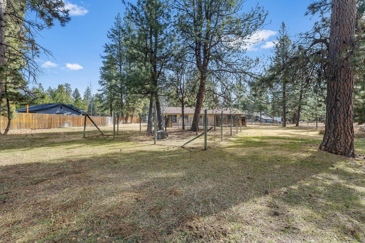.53 acre large lot. Kennel, 3 separate spaces. Stays with the home!