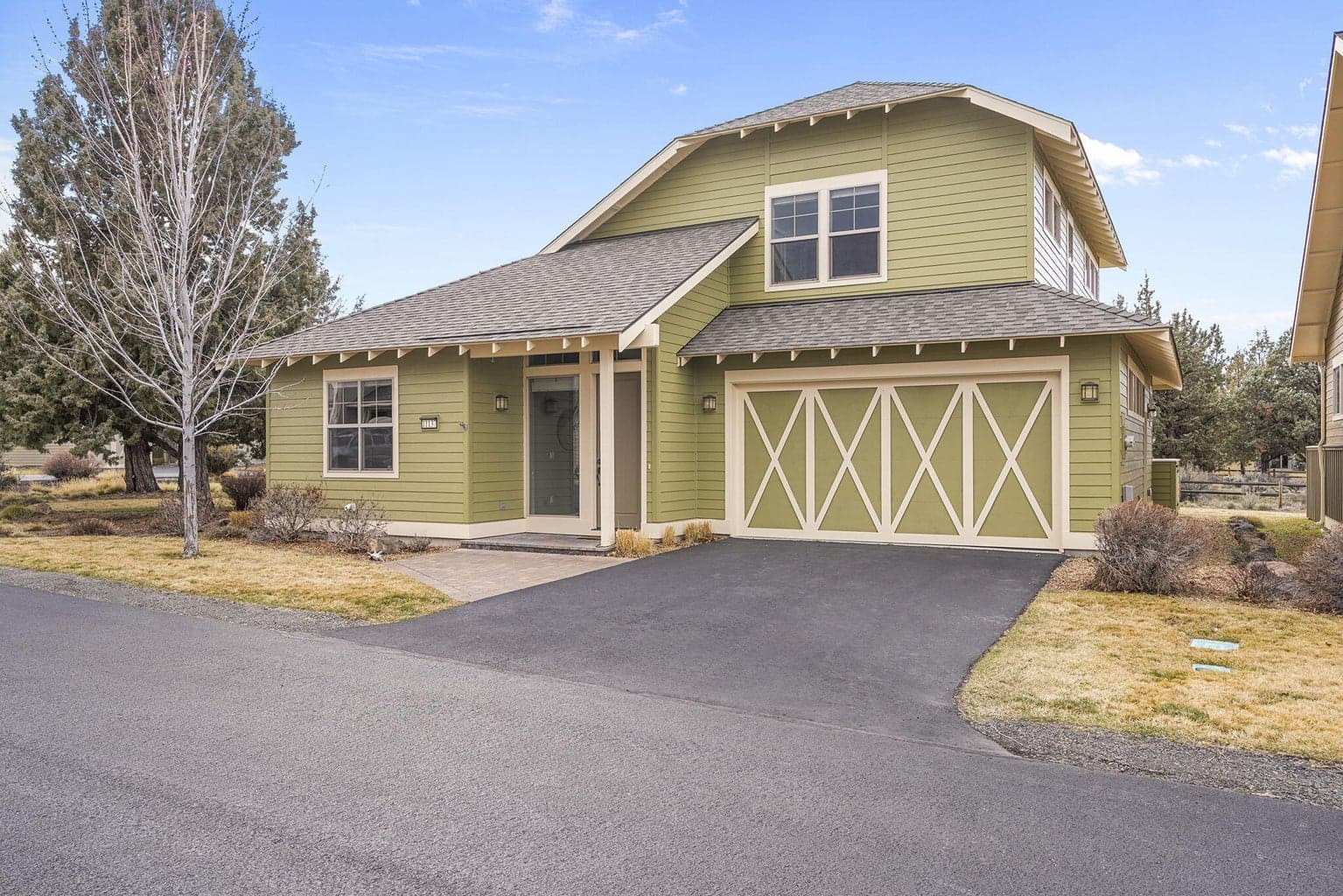 2 Car garage with extra driveway parking