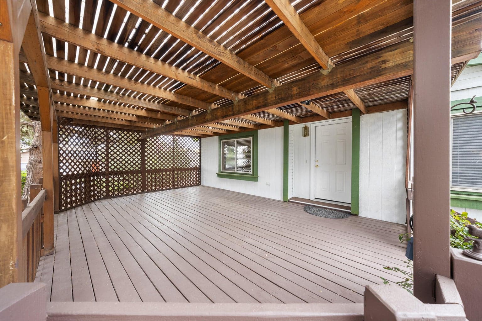 No Maintenance Shaded Deck