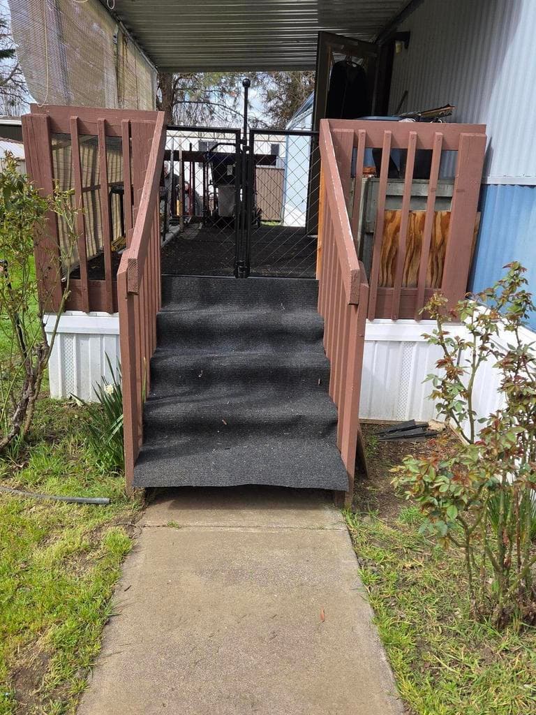 Front porch entry