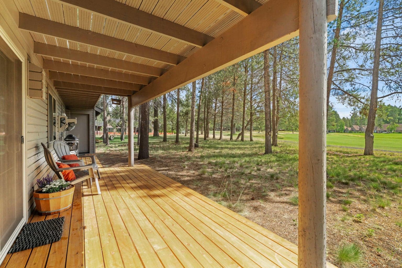 with golf course view