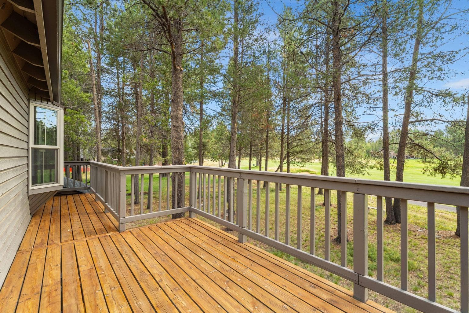 With golf course view