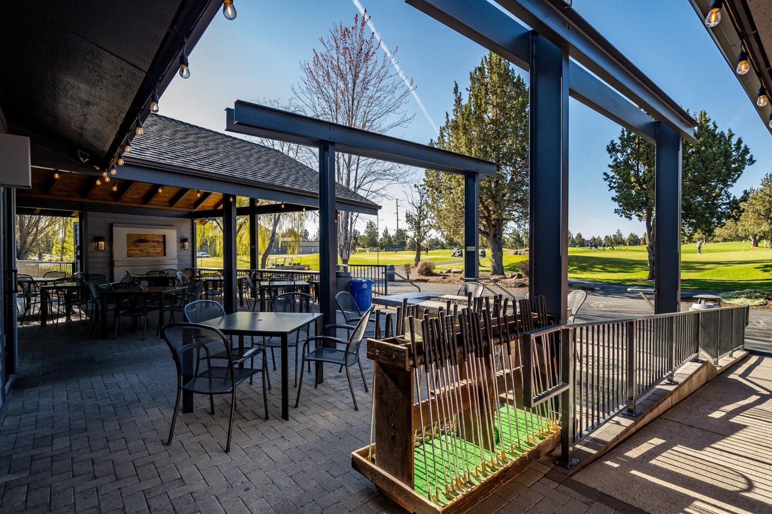 Casual patio
