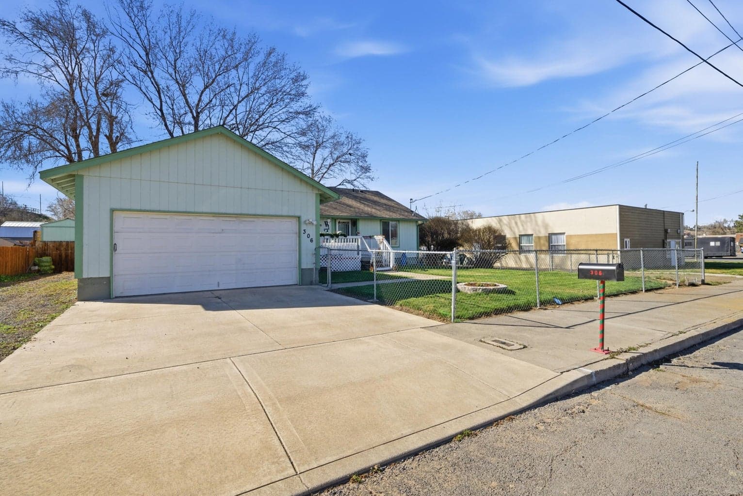 Front garage