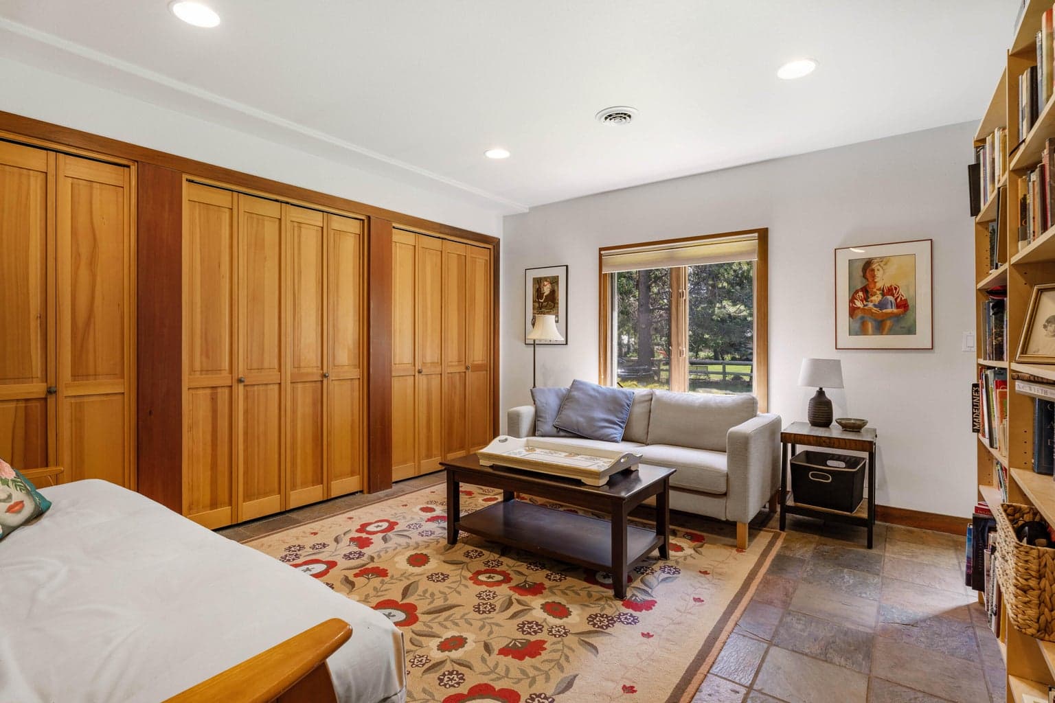 2nd Primary suite, currently used as library/sitting room