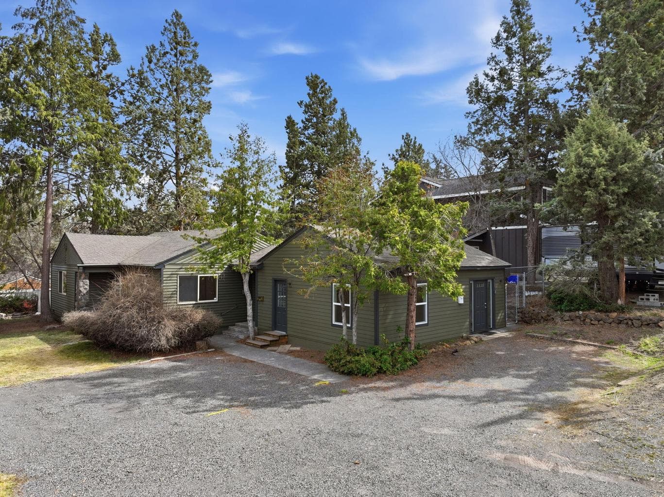Ample parking on the lot for both units.