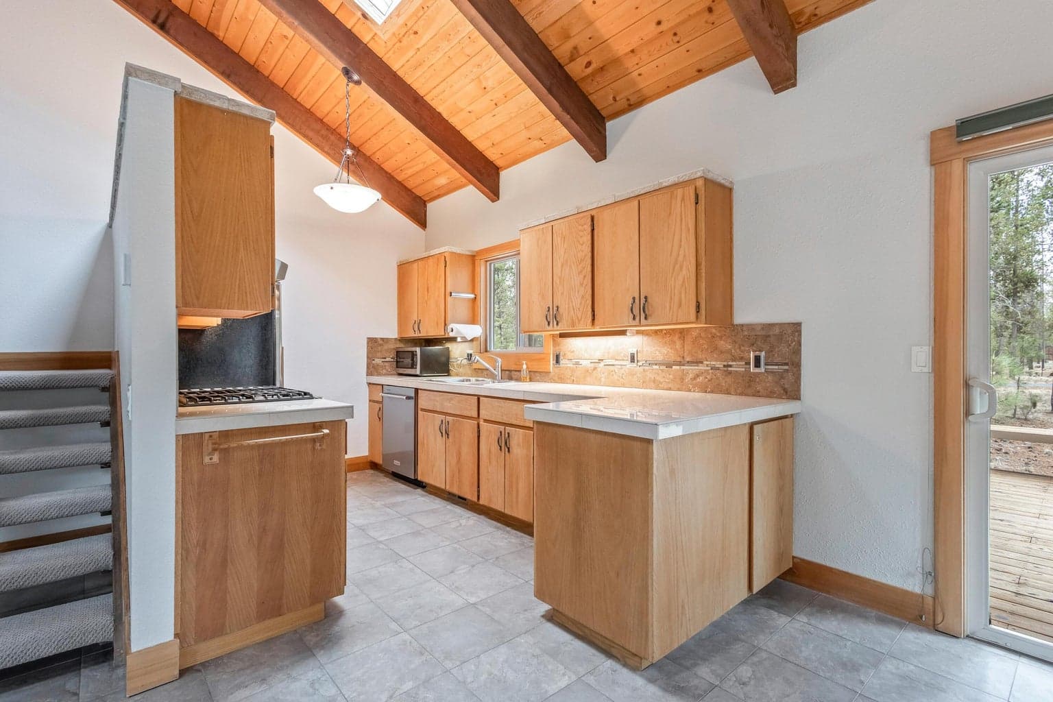 Just Steps from the Kitchen to the Deck