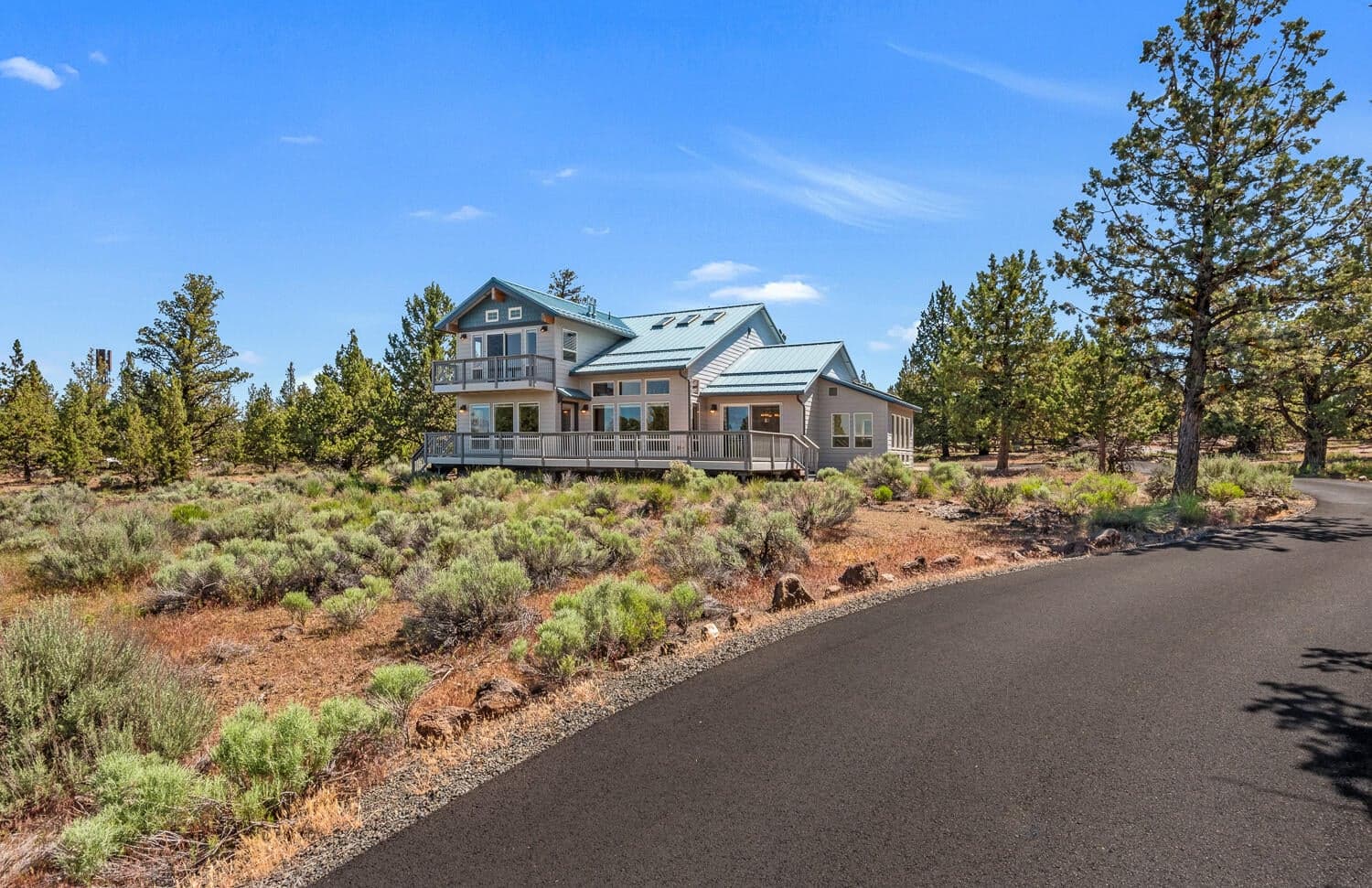 Paved driveway
