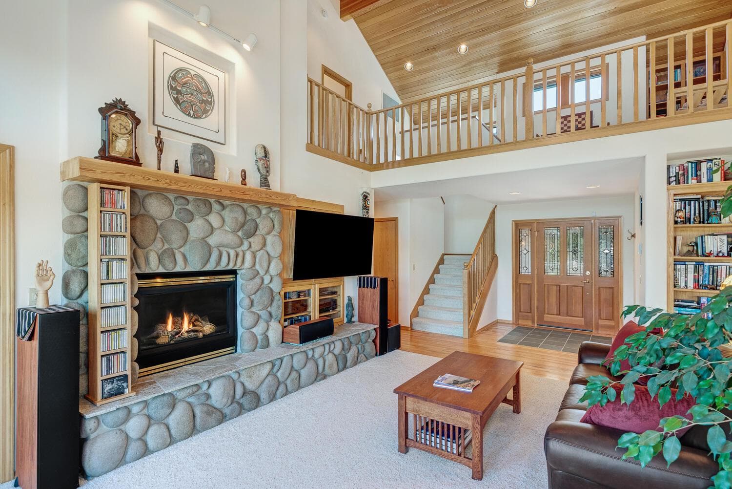 Living room & loft