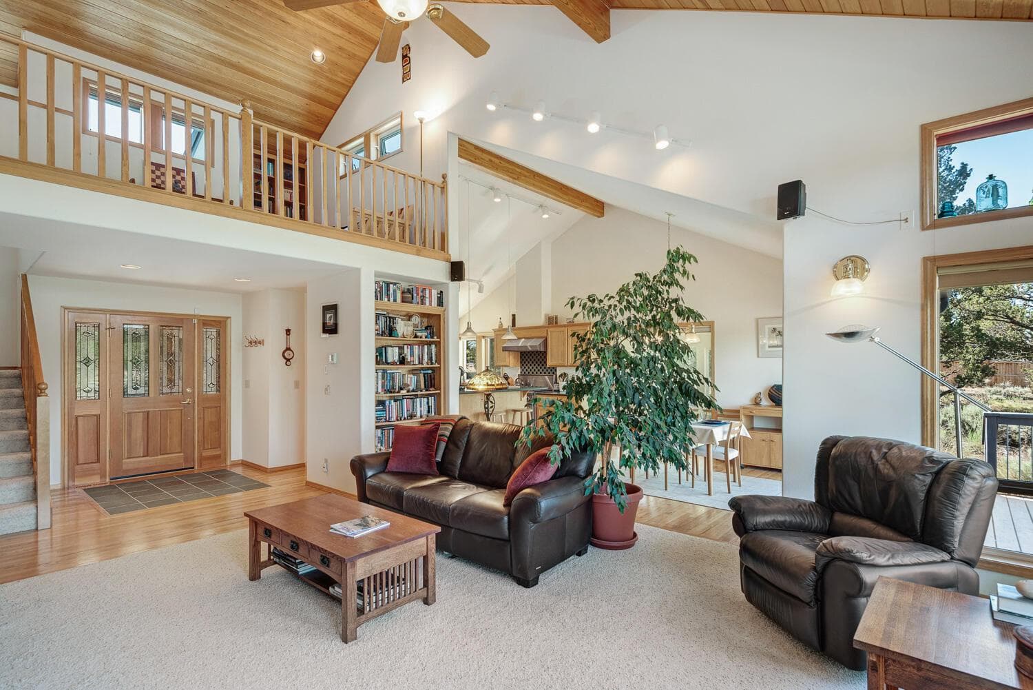 Living room & loft