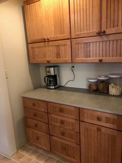 Kitchen Built-in Coffee Bar