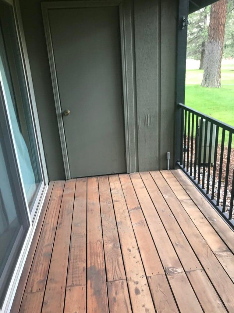Storage on Covered Deck