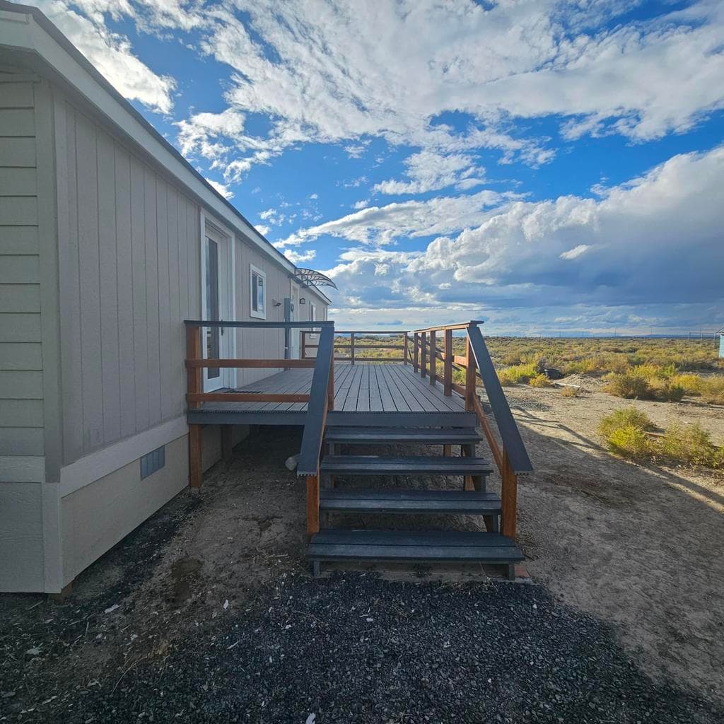 The composite deck is designed to better withstand the heat and weather meaning more enjoyment and less maintenance.