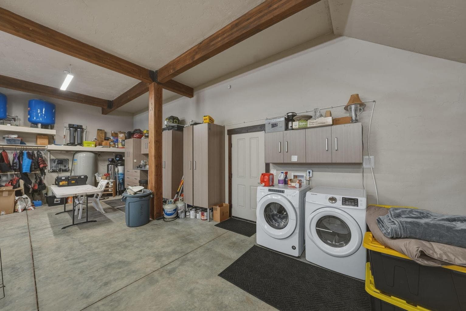 Additional laundry hook-ups in garage