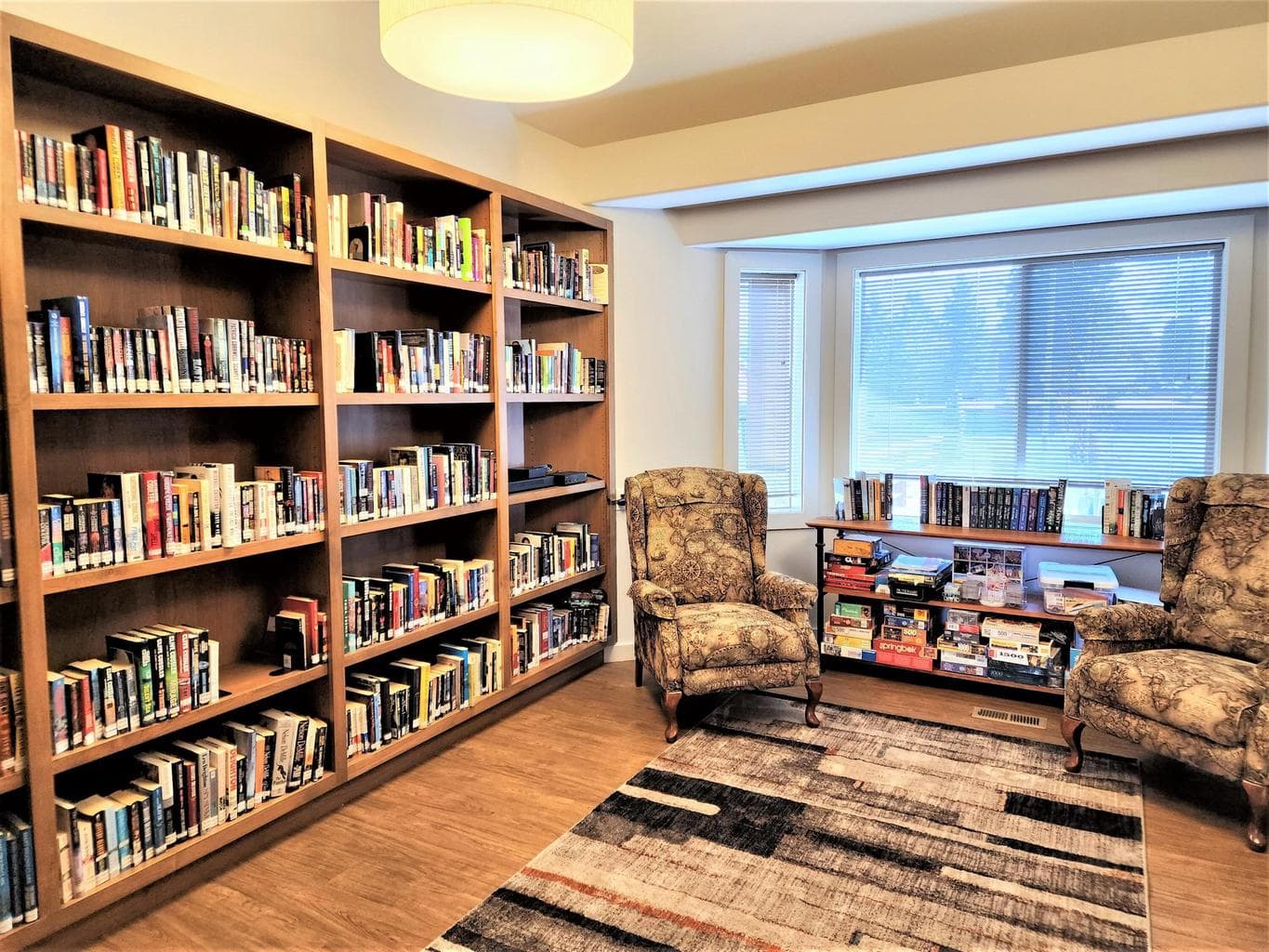 Library in the clubhouse