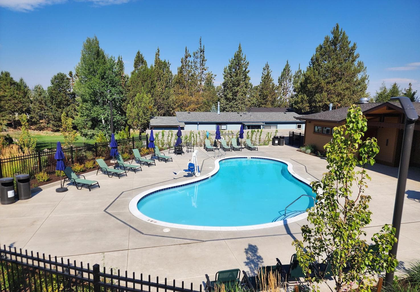 Seasonal pool at Cascade Village