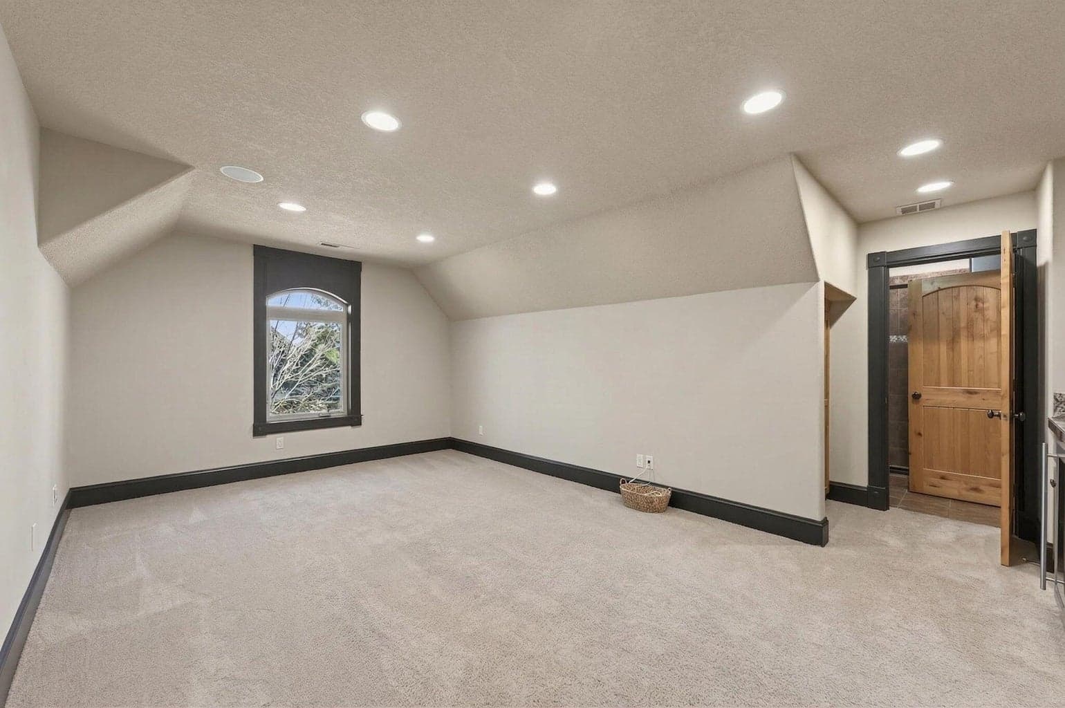 Upstairs media room