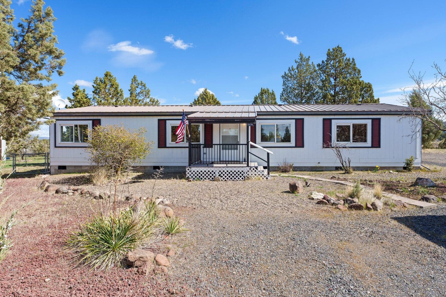 Sits on 2.1 acres