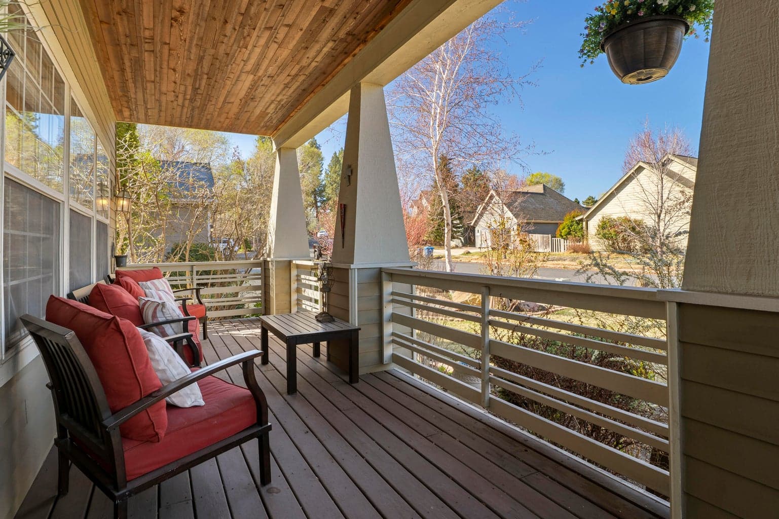 Covered front porch