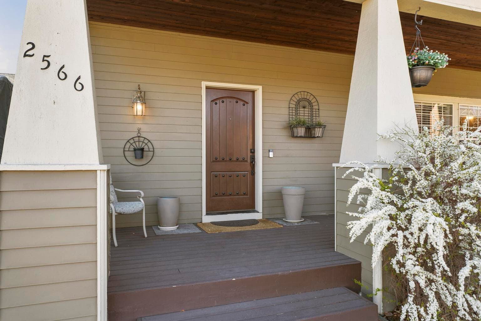 Covered front entry