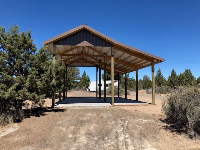 Ramada for an RV or start for a barn