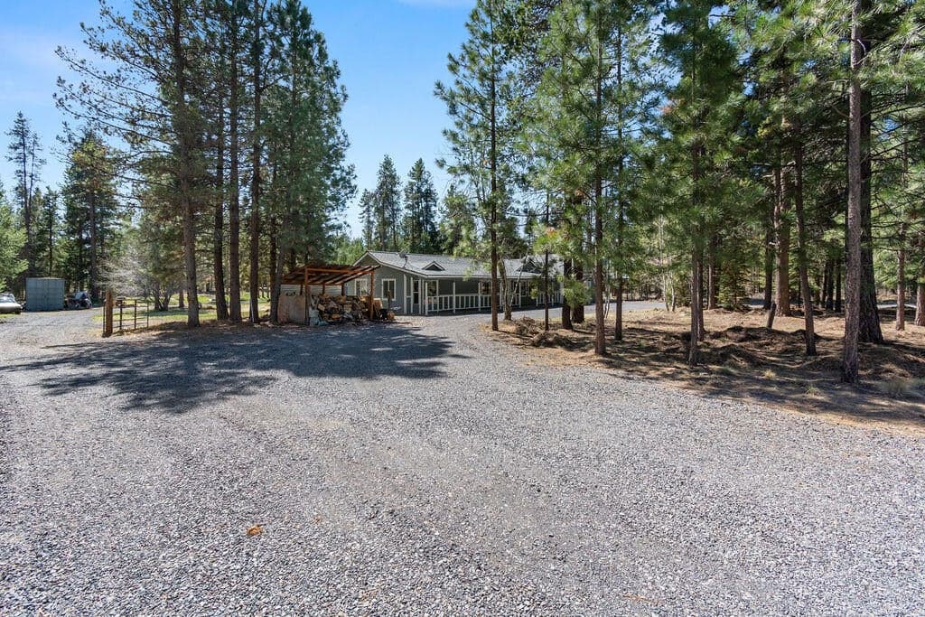 Driveway from left