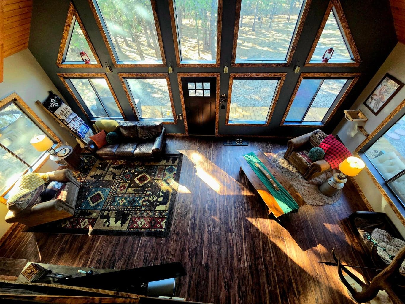 view from upper loft area.