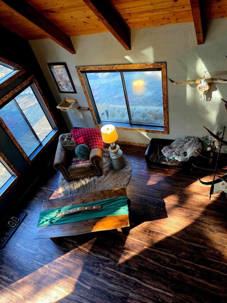 view from upper loft