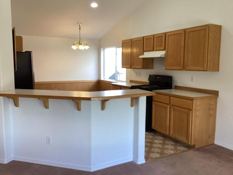 Open Kitchen with eating bar