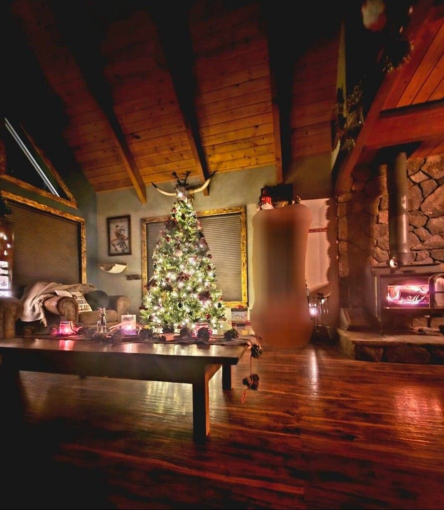 Home is magical during holidays.