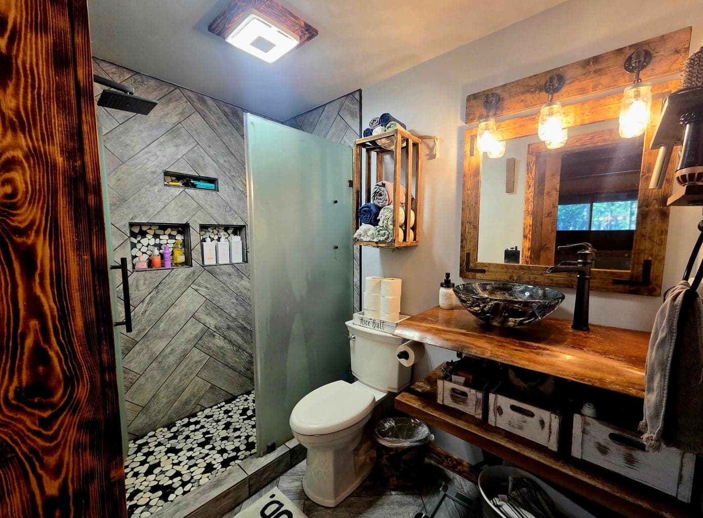 Master bathroom view