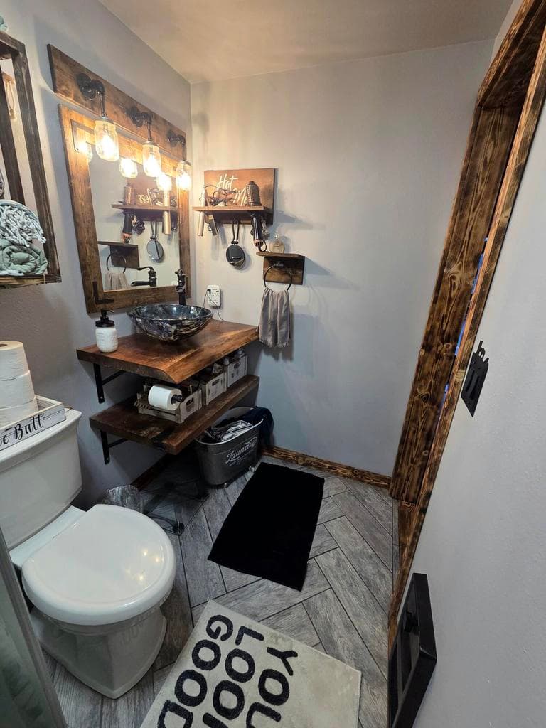 Master bathroom view