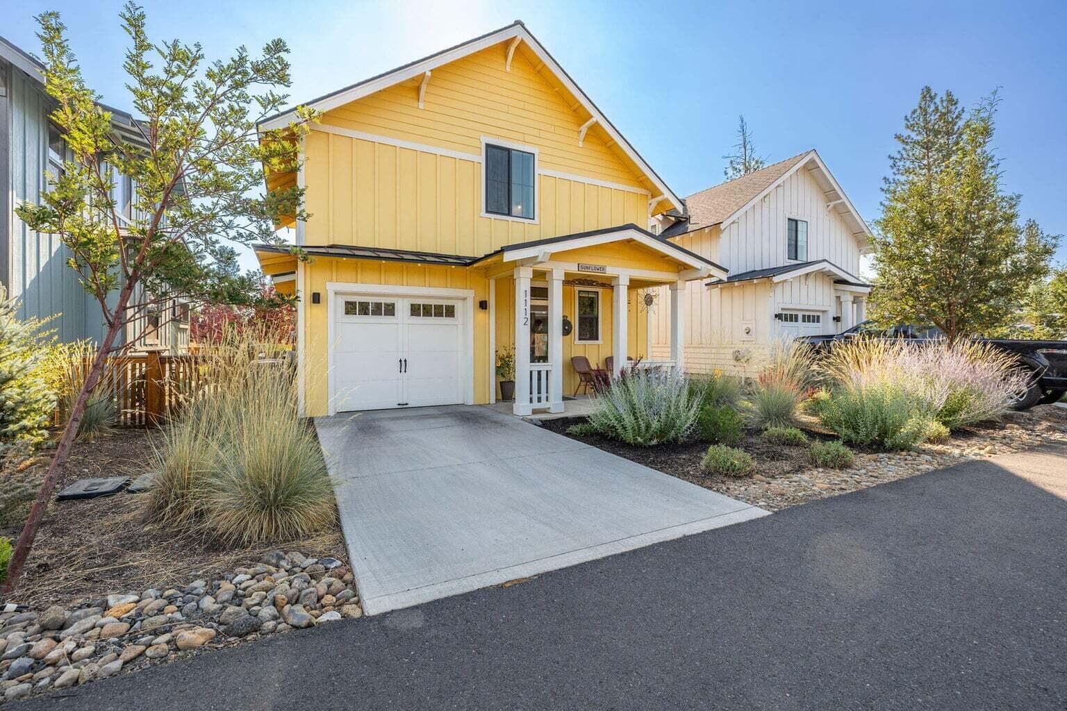 Attached 1+ car garage with room for storage.