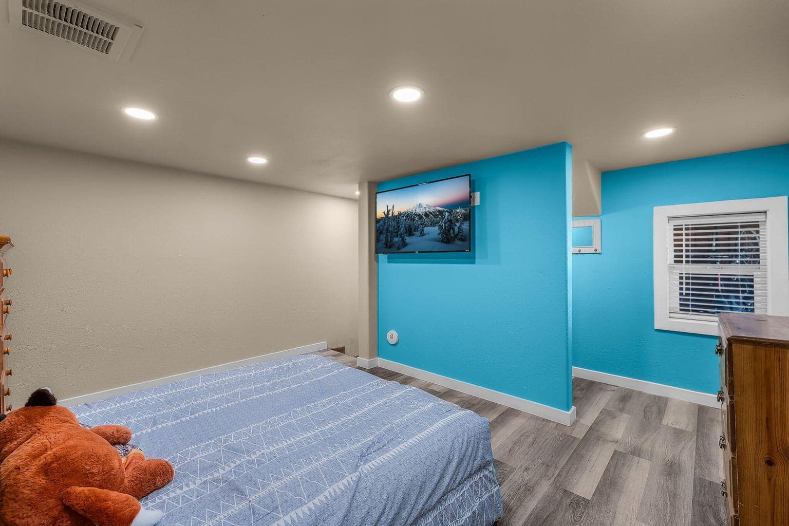Enjoy the other bedroom off the family room in day-light basement