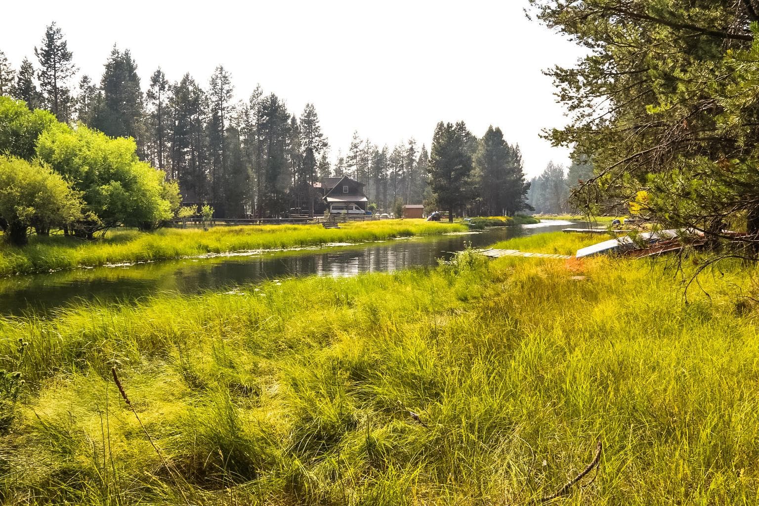 Less than 300 Yards from the Big Deschutes River.