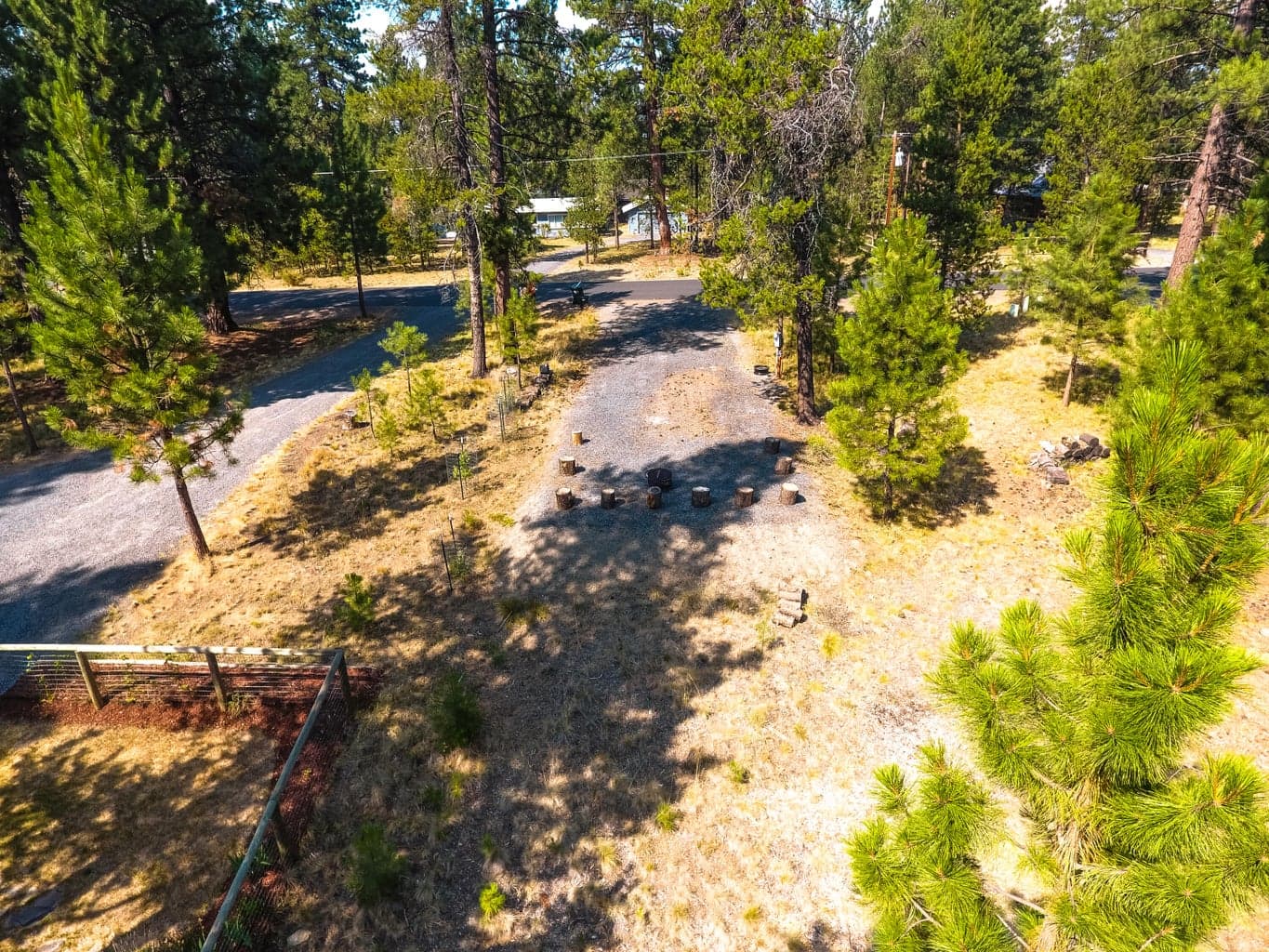Parking Pad off of Blue Heron.