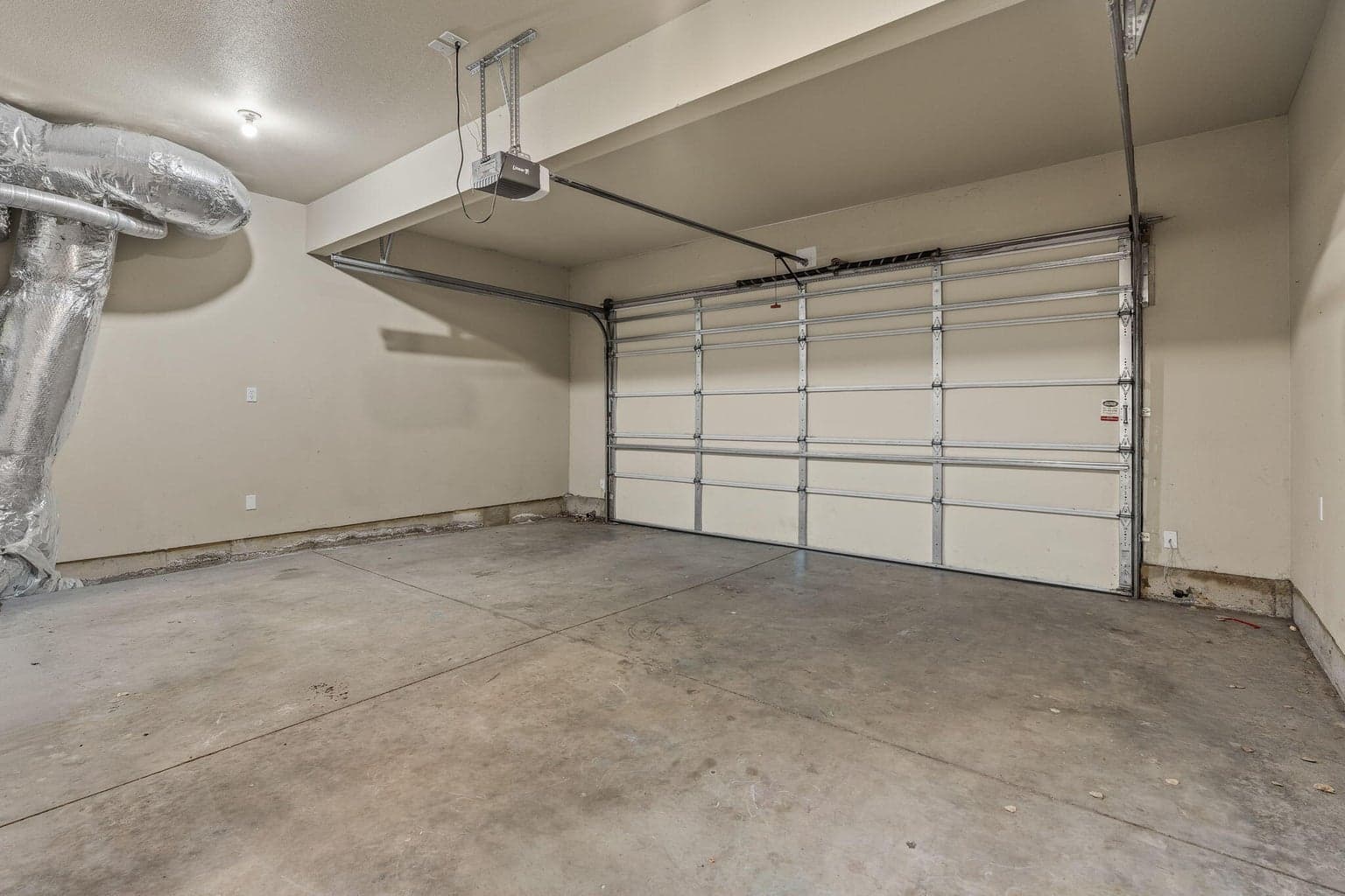 View of the garage interior.