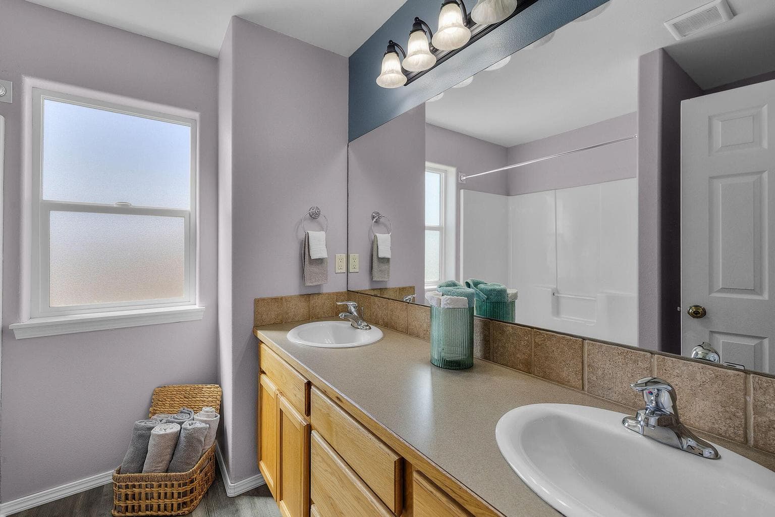 Main bathroom on upper level