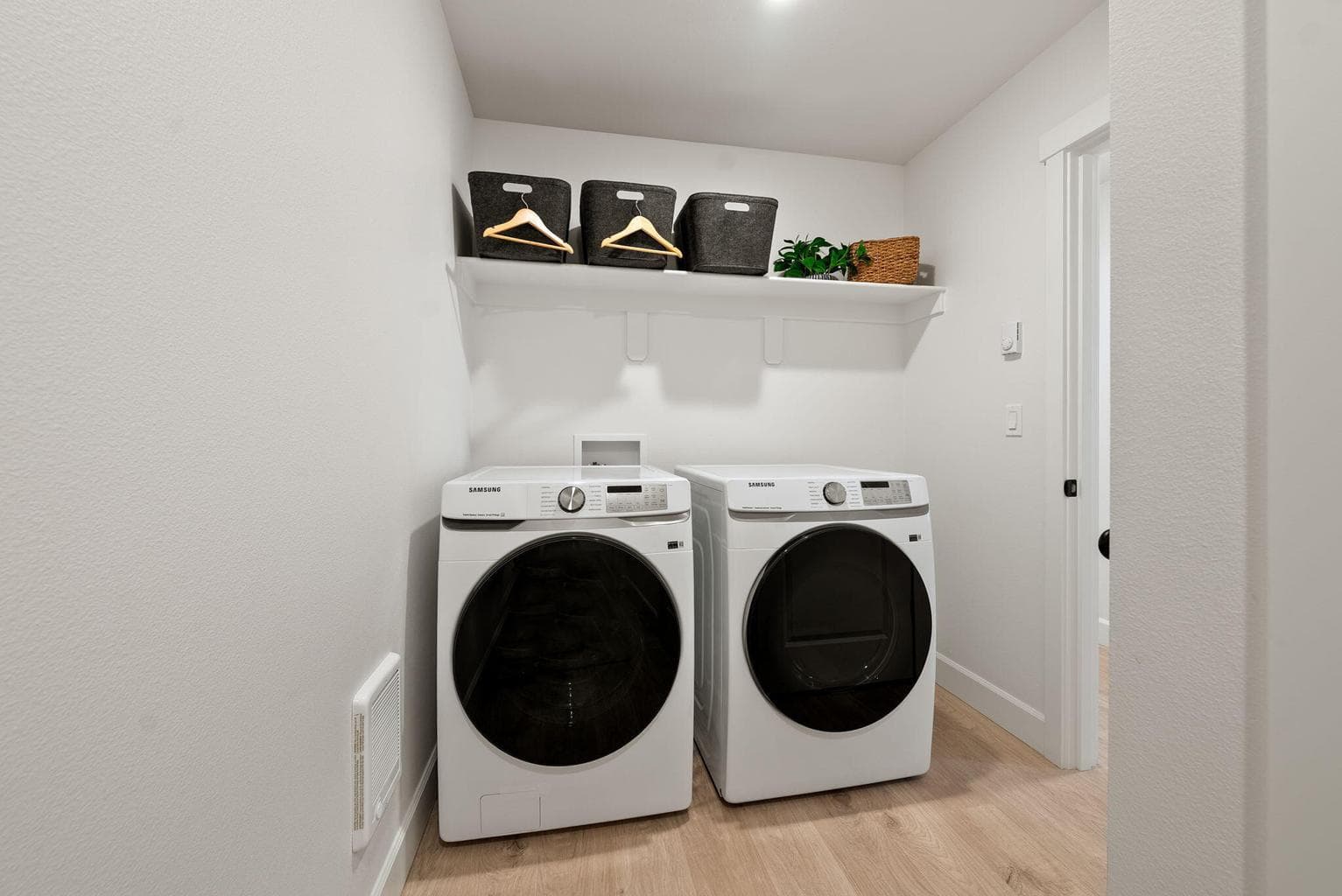 Sample Photo-washer/dryer not a standard feature